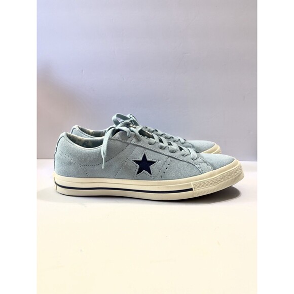 Converse Rare Blue Suede 1 Star Mens 10 / Women’s 12 Low Top Shoes NIB